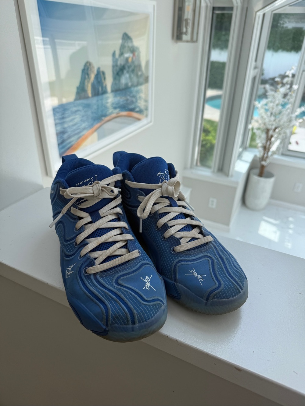 Jordan Luka .77 “Space Navigator” Blue Mesh Low-Top Sneakers